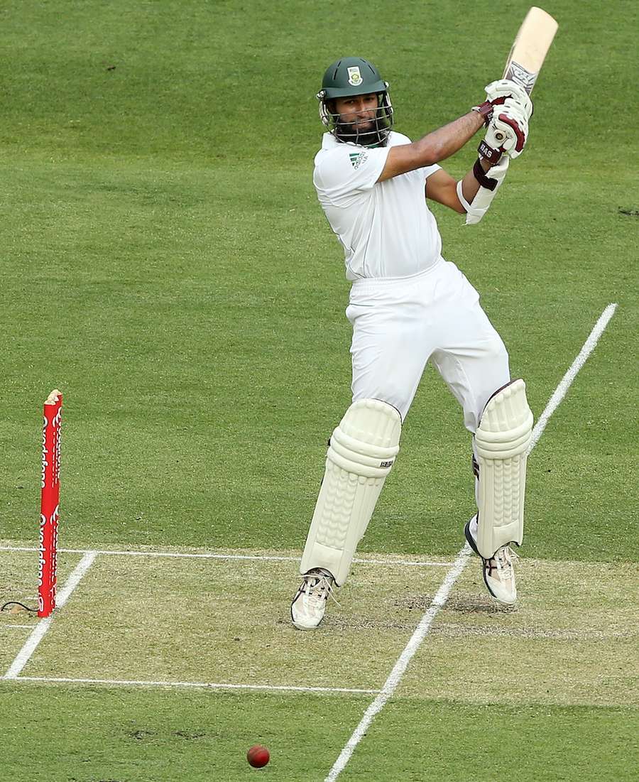 Hashim Amla cuts on tip toe, Australia v South Africa, 1st Test, Brisbane, 1st day, November 9, 2012
