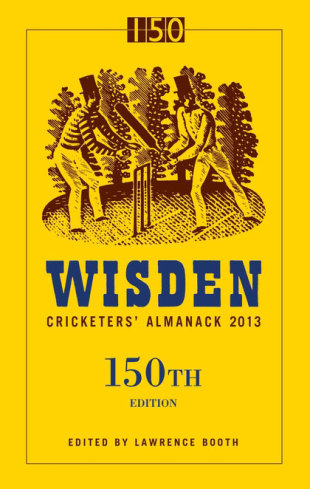 Cover of <i>Wisden Cricketers' Almanack</i> 2013