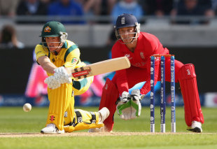 George Bailey all set to reverse sweep, England v Australia, Champions Trophy, Group A, Edgbaston, June 8, 2013