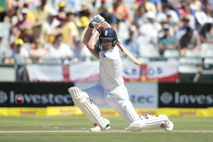 Ben Stokes slots away another cover drive, South Africa v England, 2nd Test, Cape Town, 2nd day, January 3, 2016