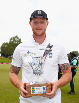 Ben Stokes was named Man of the Series, South Africa v England, 4th Test, Centurion, 5th day, January 26, 2016