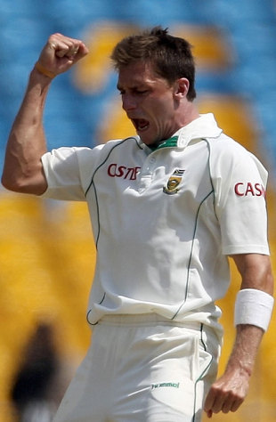 Dale Steyn took 5 for 23, India v South Africa, 2nd Test, Ahmedabad, 1st day, April 3, 2008
